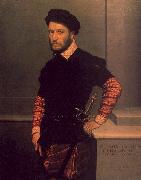 Giovanni Battista Moroni Portrait of the Duke of Albuquerque oil painting on canvas